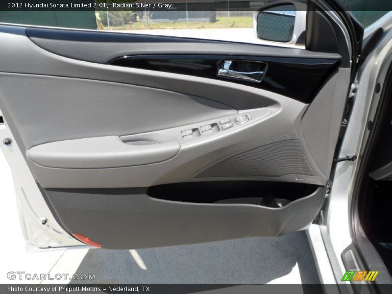 Radiant Silver / Gray 2012 Hyundai Sonata Limited 2.0T