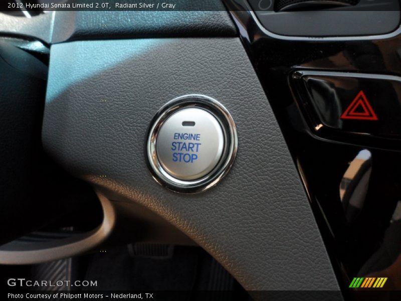 Radiant Silver / Gray 2012 Hyundai Sonata Limited 2.0T