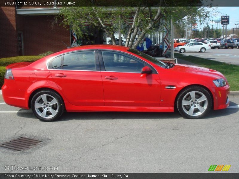  2008 G8 GT Liquid Red