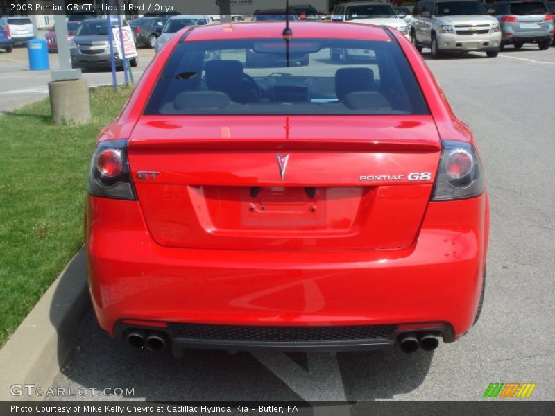 Liquid Red / Onyx 2008 Pontiac G8 GT