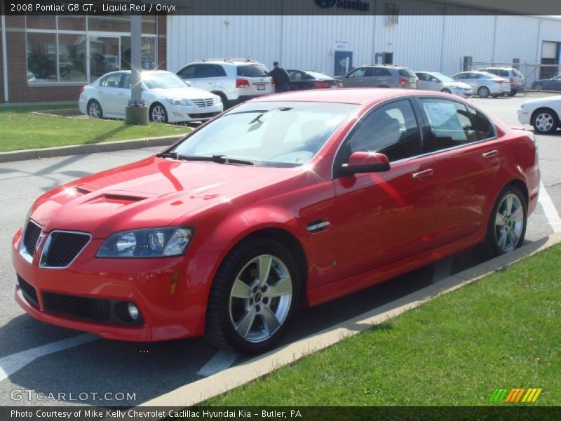 Liquid Red / Onyx 2008 Pontiac G8 GT