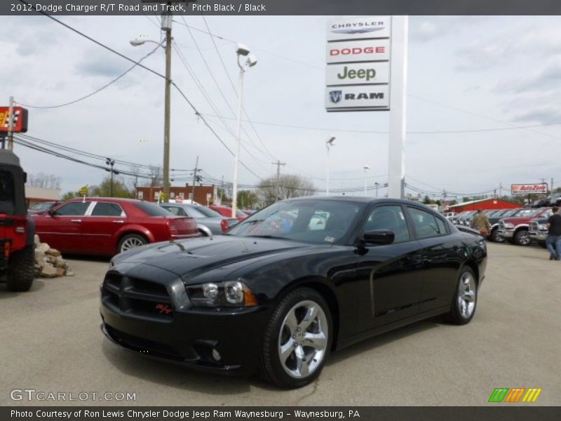 Pitch Black / Black 2012 Dodge Charger R/T Road and Track