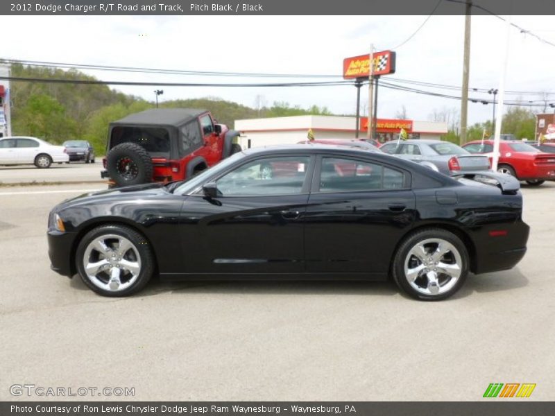 Pitch Black / Black 2012 Dodge Charger R/T Road and Track