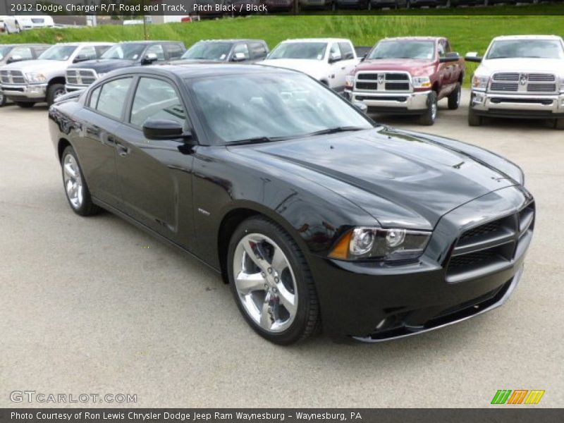 Pitch Black / Black 2012 Dodge Charger R/T Road and Track