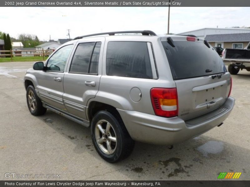 Silverstone Metallic / Dark Slate Gray/Light Slate Gray 2002 Jeep Grand Cherokee Overland 4x4