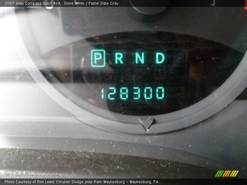 Stone White / Pastel Slate Gray 2007 Jeep Compass Sport 4x4
