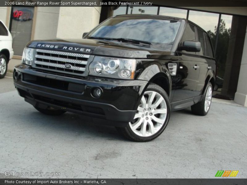 Java Black Pearlescent / Ivory 2006 Land Rover Range Rover Sport Supercharged