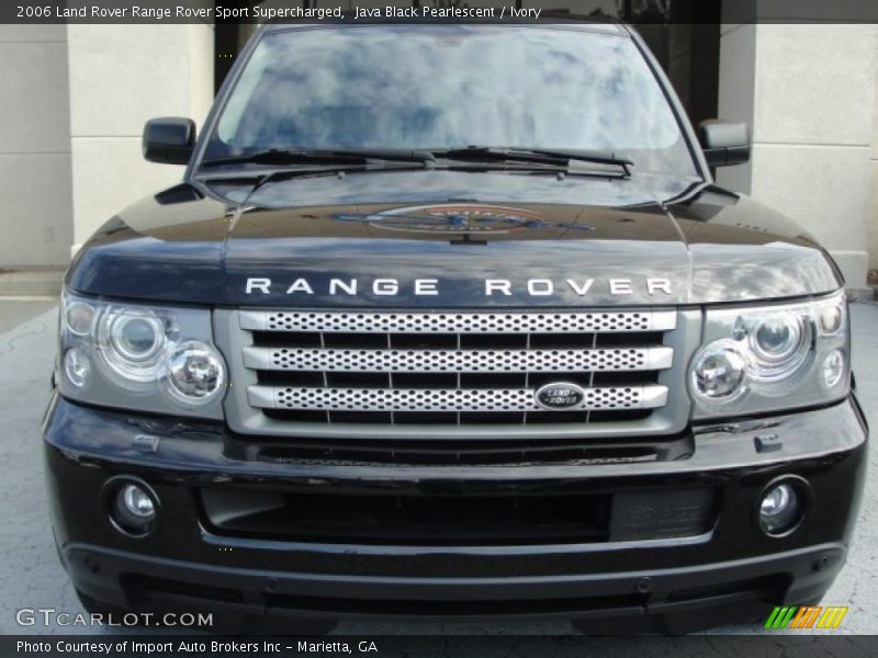 Java Black Pearlescent / Ivory 2006 Land Rover Range Rover Sport Supercharged