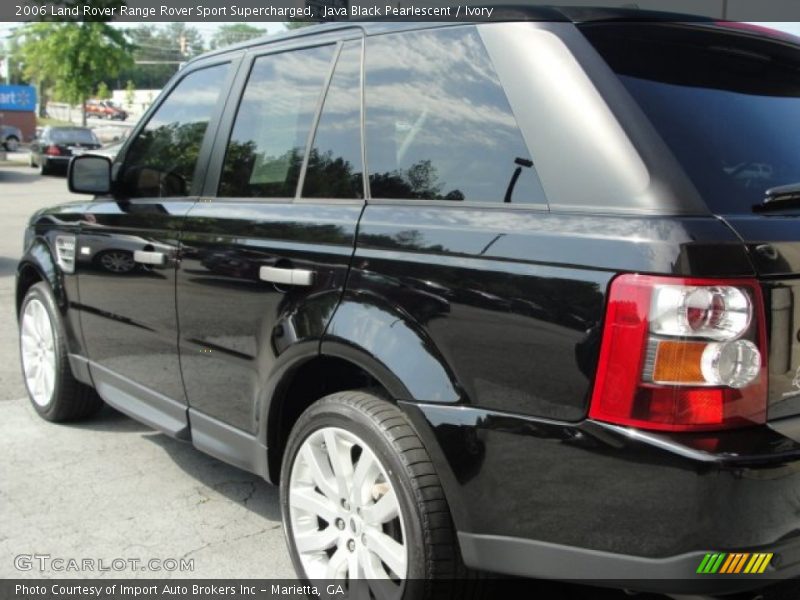 Java Black Pearlescent / Ivory 2006 Land Rover Range Rover Sport Supercharged