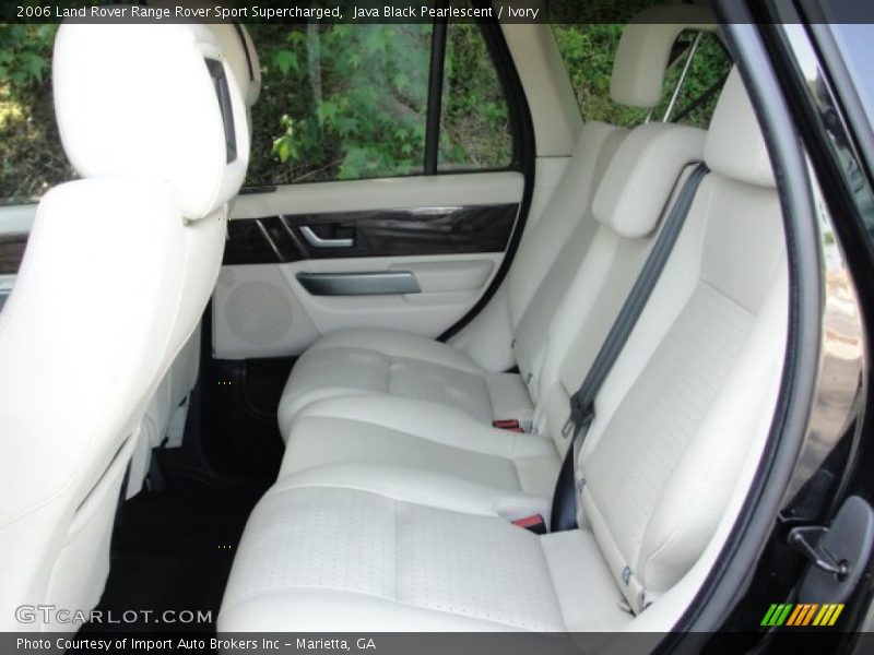 Java Black Pearlescent / Ivory 2006 Land Rover Range Rover Sport Supercharged