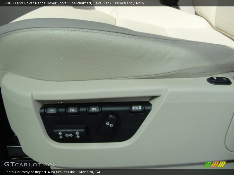 Java Black Pearlescent / Ivory 2006 Land Rover Range Rover Sport Supercharged