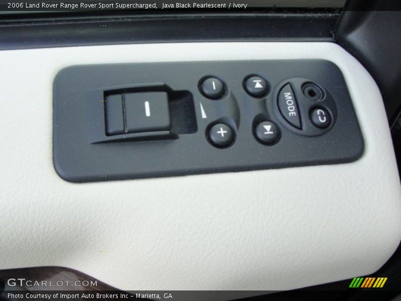 Java Black Pearlescent / Ivory 2006 Land Rover Range Rover Sport Supercharged