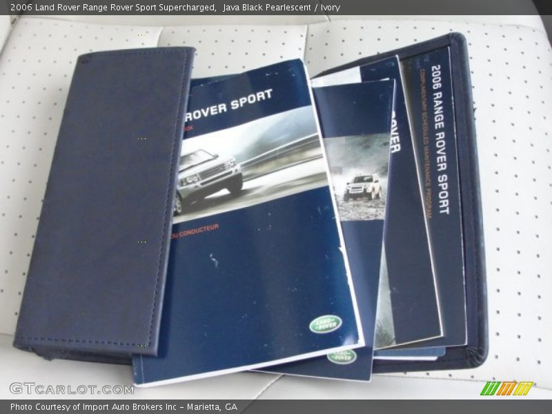 Java Black Pearlescent / Ivory 2006 Land Rover Range Rover Sport Supercharged