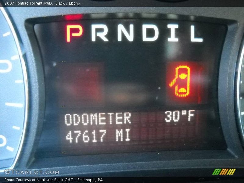 Black / Ebony 2007 Pontiac Torrent AWD