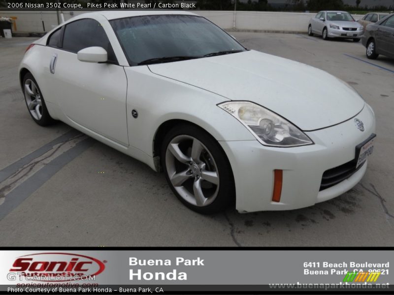 Pikes Peak White Pearl / Carbon Black 2006 Nissan 350Z Coupe