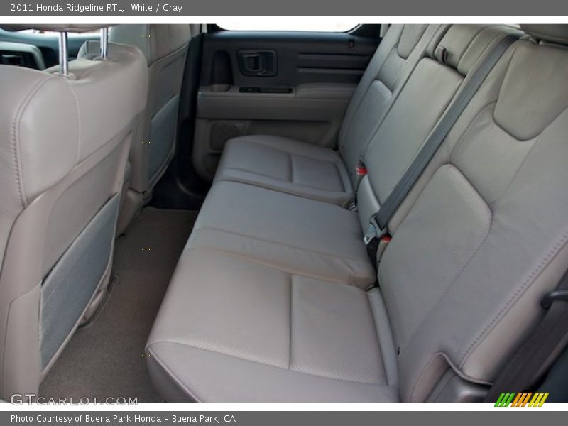 White / Gray 2011 Honda Ridgeline RTL