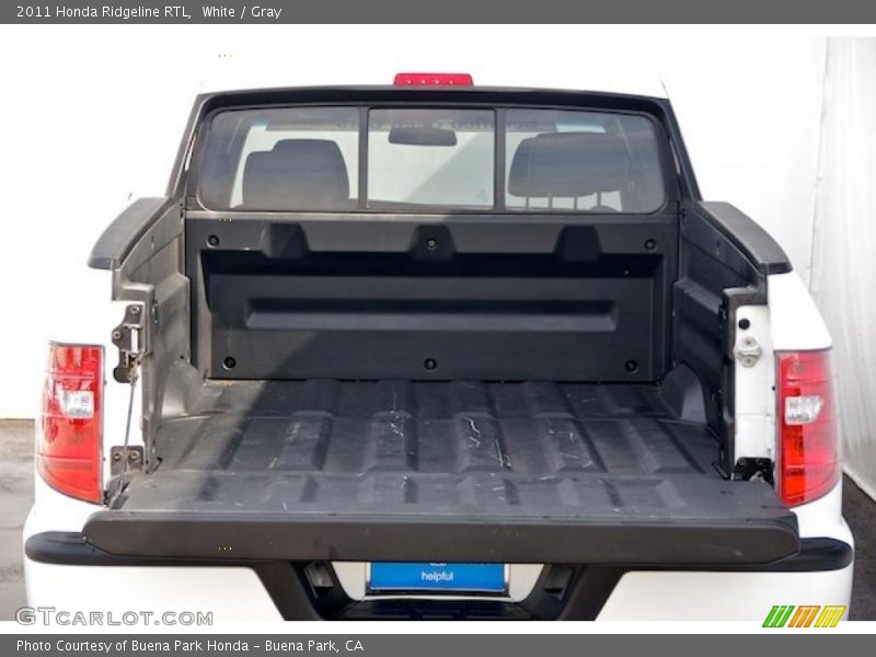 White / Gray 2011 Honda Ridgeline RTL