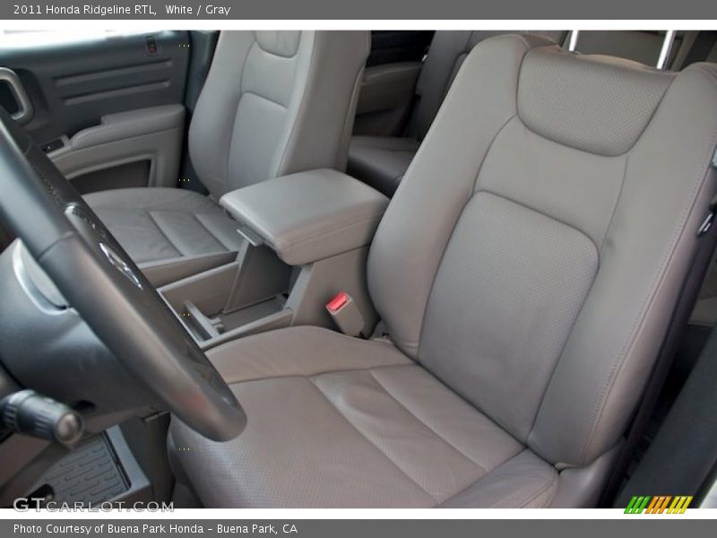White / Gray 2011 Honda Ridgeline RTL