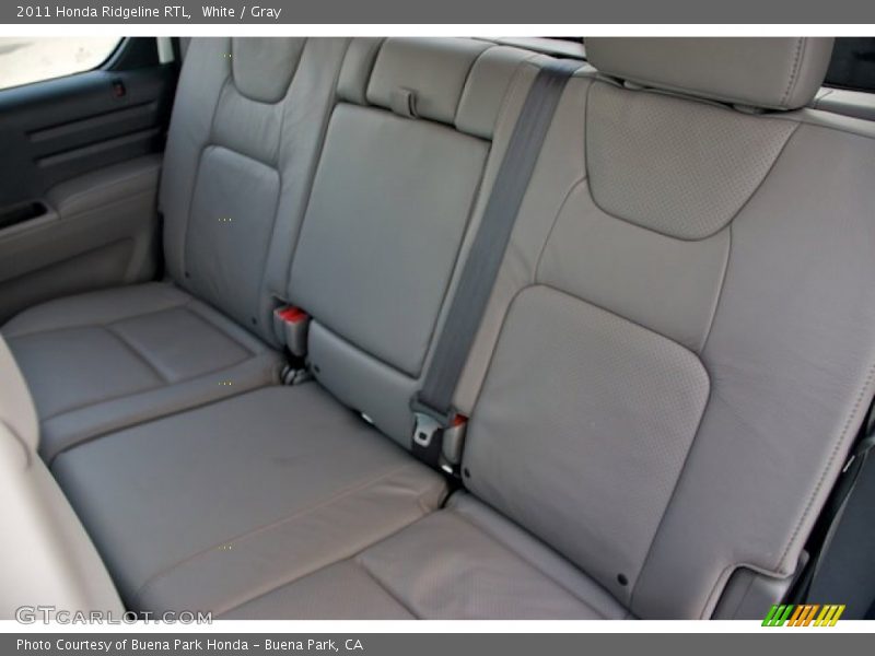 White / Gray 2011 Honda Ridgeline RTL