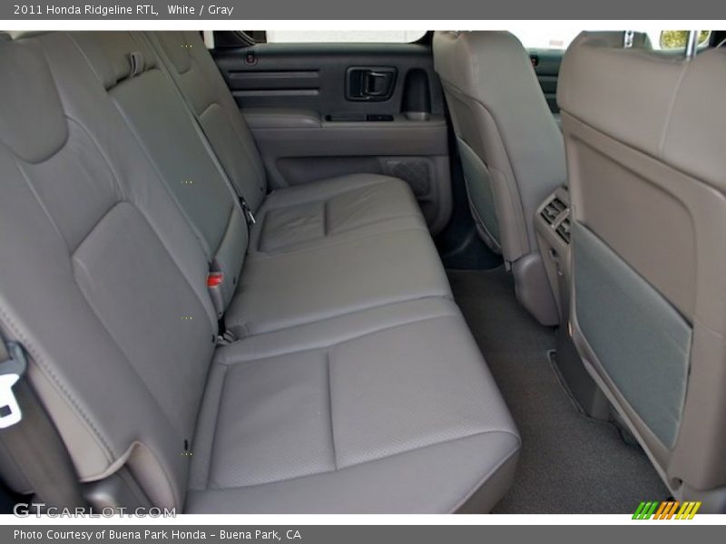 White / Gray 2011 Honda Ridgeline RTL