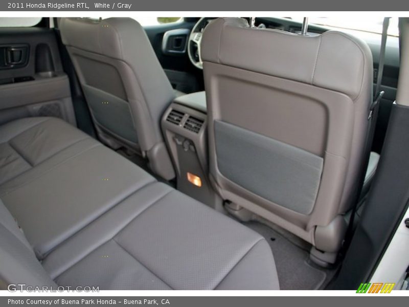 White / Gray 2011 Honda Ridgeline RTL