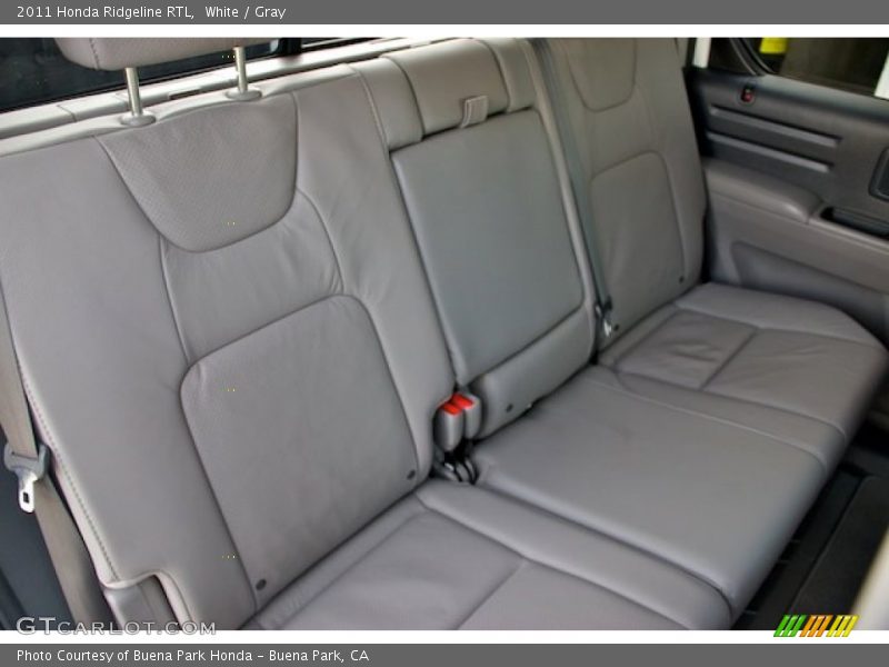White / Gray 2011 Honda Ridgeline RTL