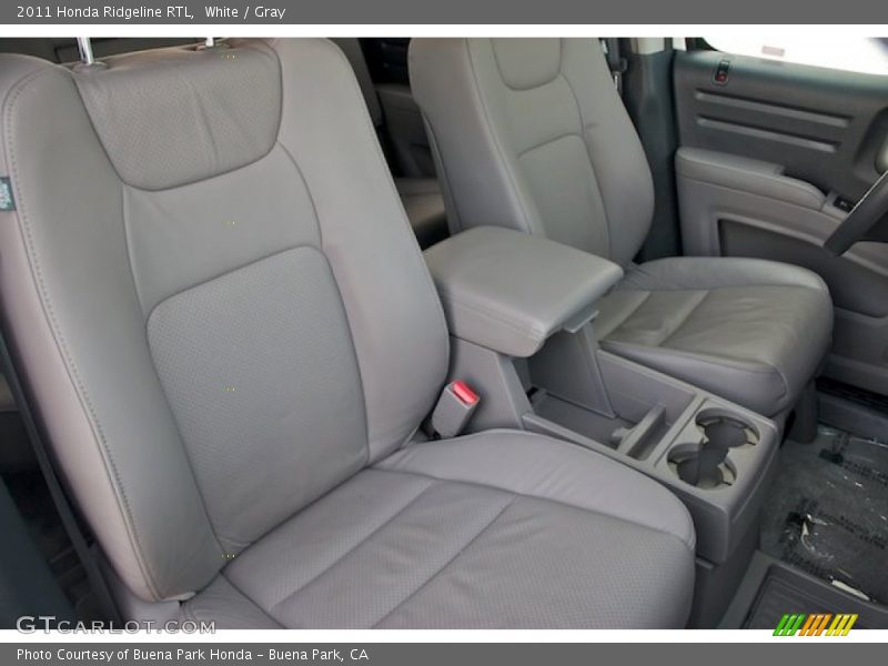 White / Gray 2011 Honda Ridgeline RTL
