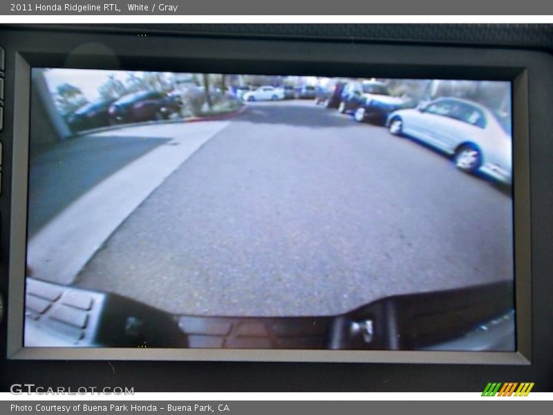 White / Gray 2011 Honda Ridgeline RTL