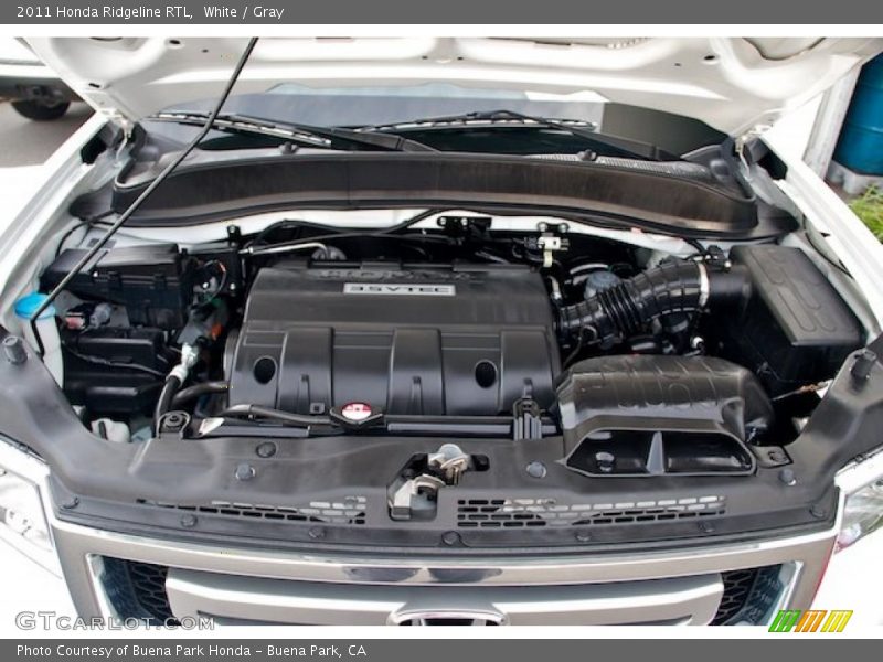 White / Gray 2011 Honda Ridgeline RTL