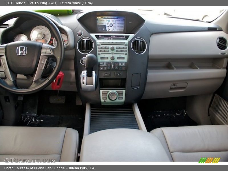 Taffeta White / Gray 2010 Honda Pilot Touring 4WD