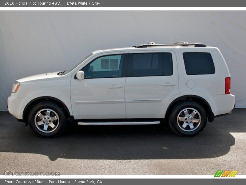 Taffeta White / Gray 2010 Honda Pilot Touring 4WD