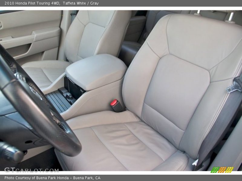 Taffeta White / Gray 2010 Honda Pilot Touring 4WD