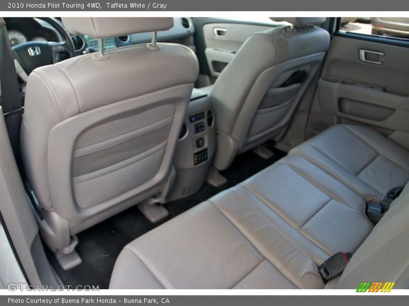 Taffeta White / Gray 2010 Honda Pilot Touring 4WD