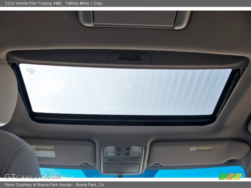 Taffeta White / Gray 2010 Honda Pilot Touring 4WD
