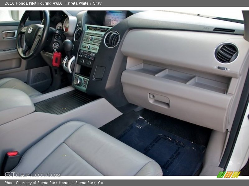 Taffeta White / Gray 2010 Honda Pilot Touring 4WD