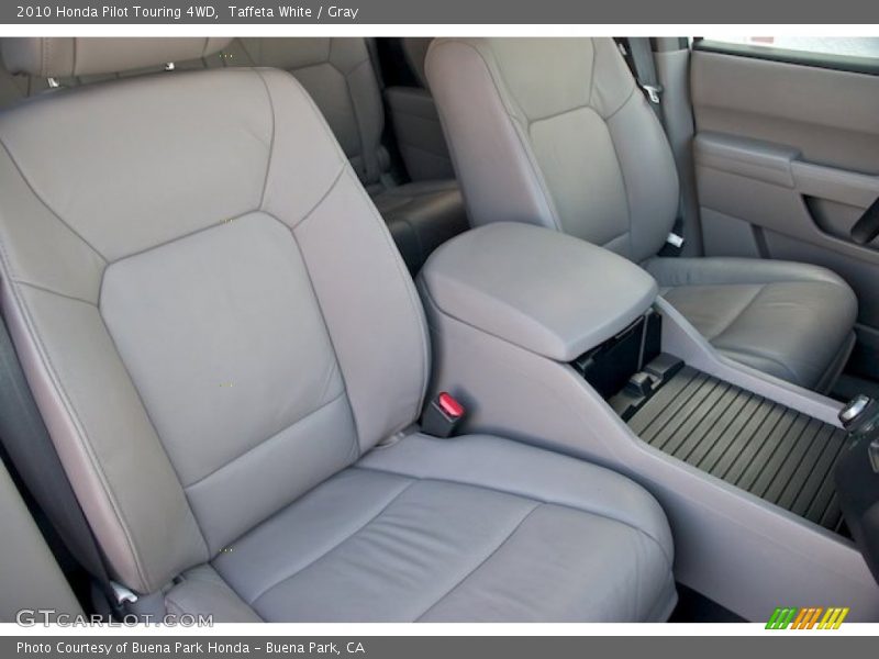 Taffeta White / Gray 2010 Honda Pilot Touring 4WD