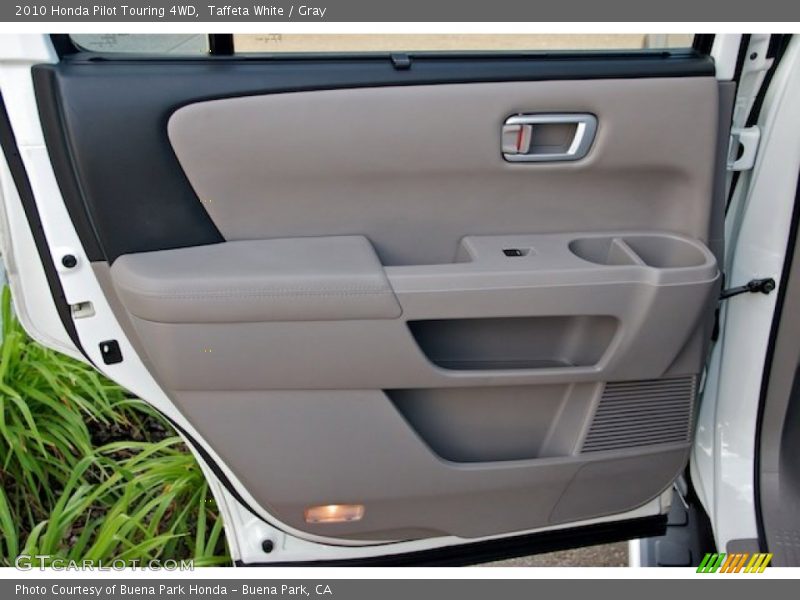 Taffeta White / Gray 2010 Honda Pilot Touring 4WD