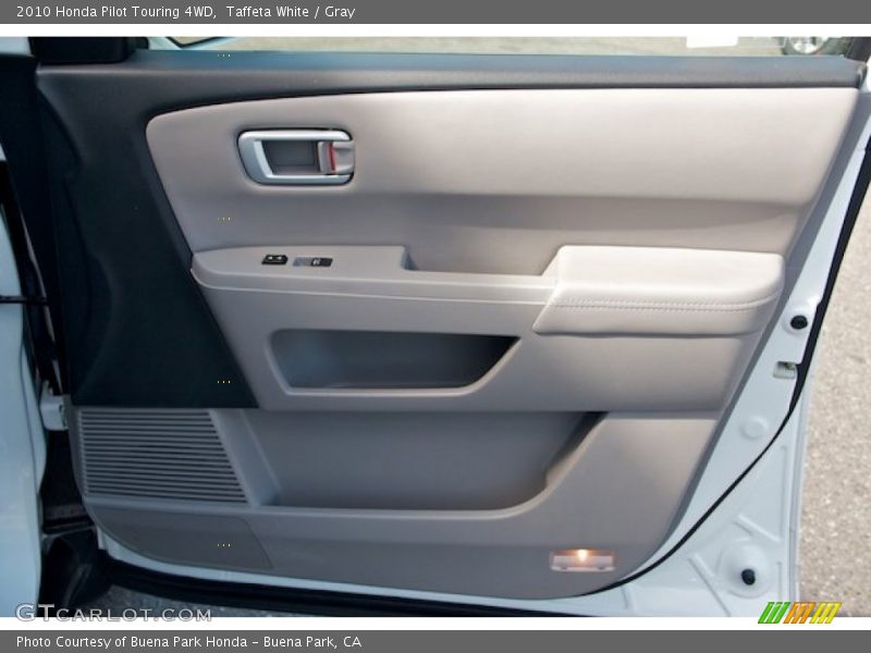 Taffeta White / Gray 2010 Honda Pilot Touring 4WD