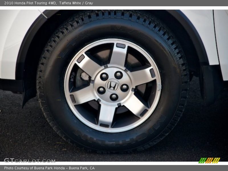 Taffeta White / Gray 2010 Honda Pilot Touring 4WD