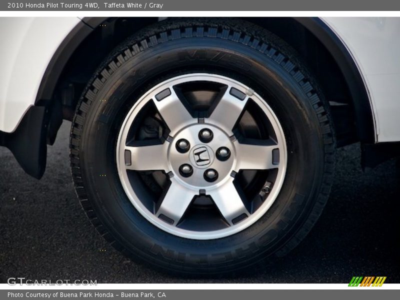 Taffeta White / Gray 2010 Honda Pilot Touring 4WD