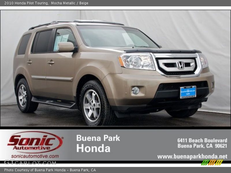 Mocha Metallic / Beige 2010 Honda Pilot Touring