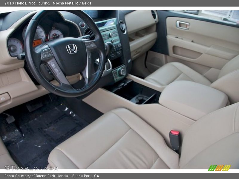 Mocha Metallic / Beige 2010 Honda Pilot Touring