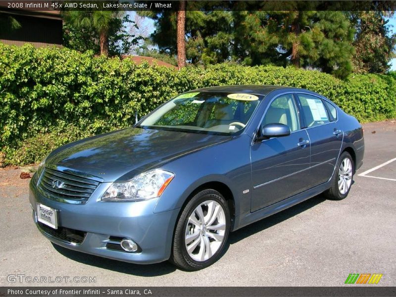 Lakeshore Slate / Wheat 2008 Infiniti M 45x AWD Sedan
