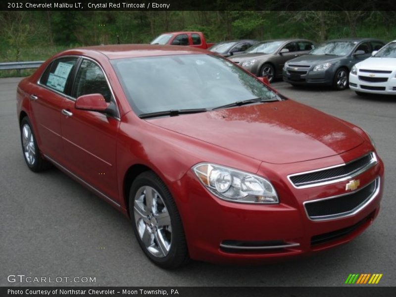 Crystal Red Tintcoat / Ebony 2012 Chevrolet Malibu LT