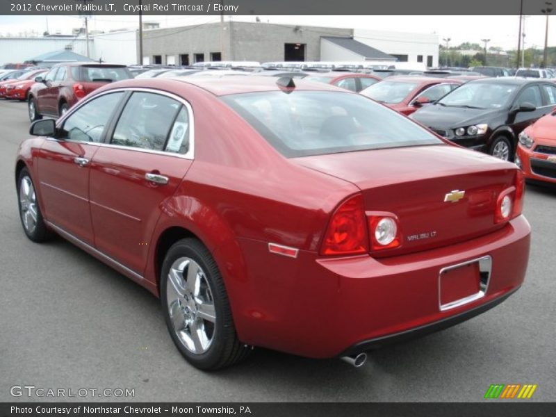 Crystal Red Tintcoat / Ebony 2012 Chevrolet Malibu LT