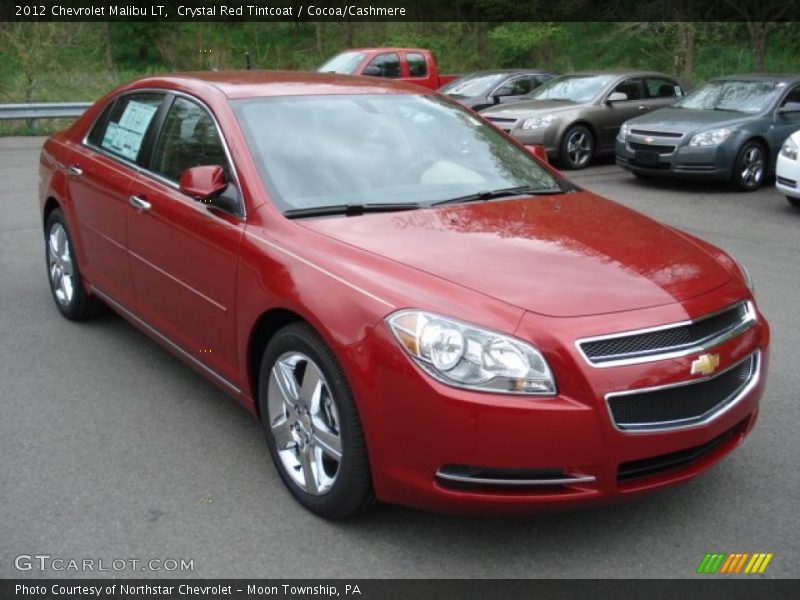 Crystal Red Tintcoat / Cocoa/Cashmere 2012 Chevrolet Malibu LT