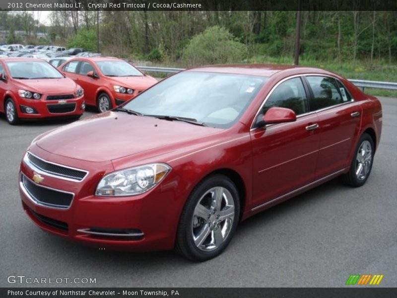 Crystal Red Tintcoat / Cocoa/Cashmere 2012 Chevrolet Malibu LT