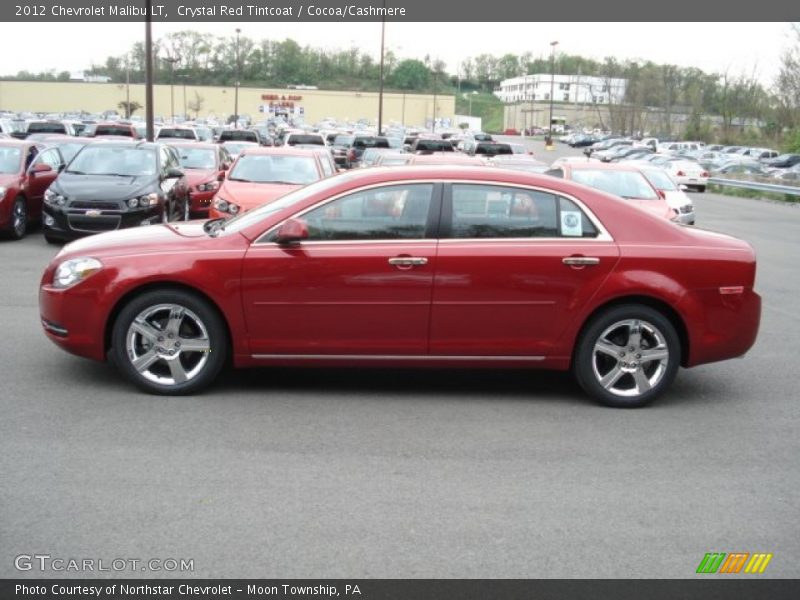 Crystal Red Tintcoat / Cocoa/Cashmere 2012 Chevrolet Malibu LT