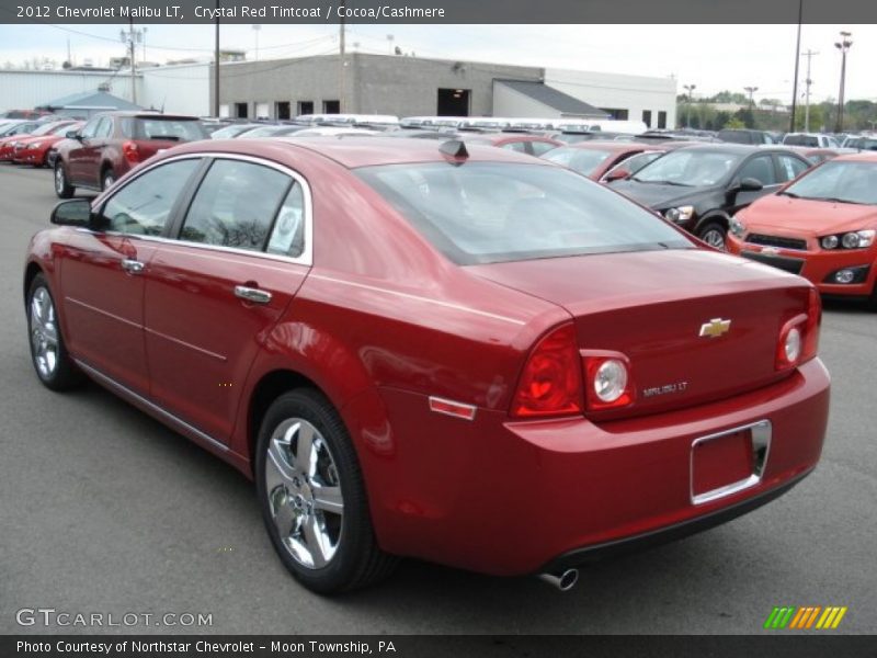 Crystal Red Tintcoat / Cocoa/Cashmere 2012 Chevrolet Malibu LT
