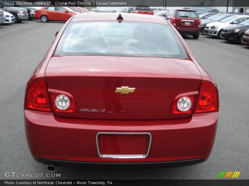 Crystal Red Tintcoat / Cocoa/Cashmere 2012 Chevrolet Malibu LT